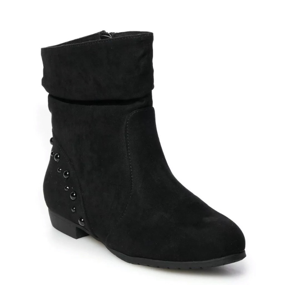 SO Angelica ankle boots from Kohl’s